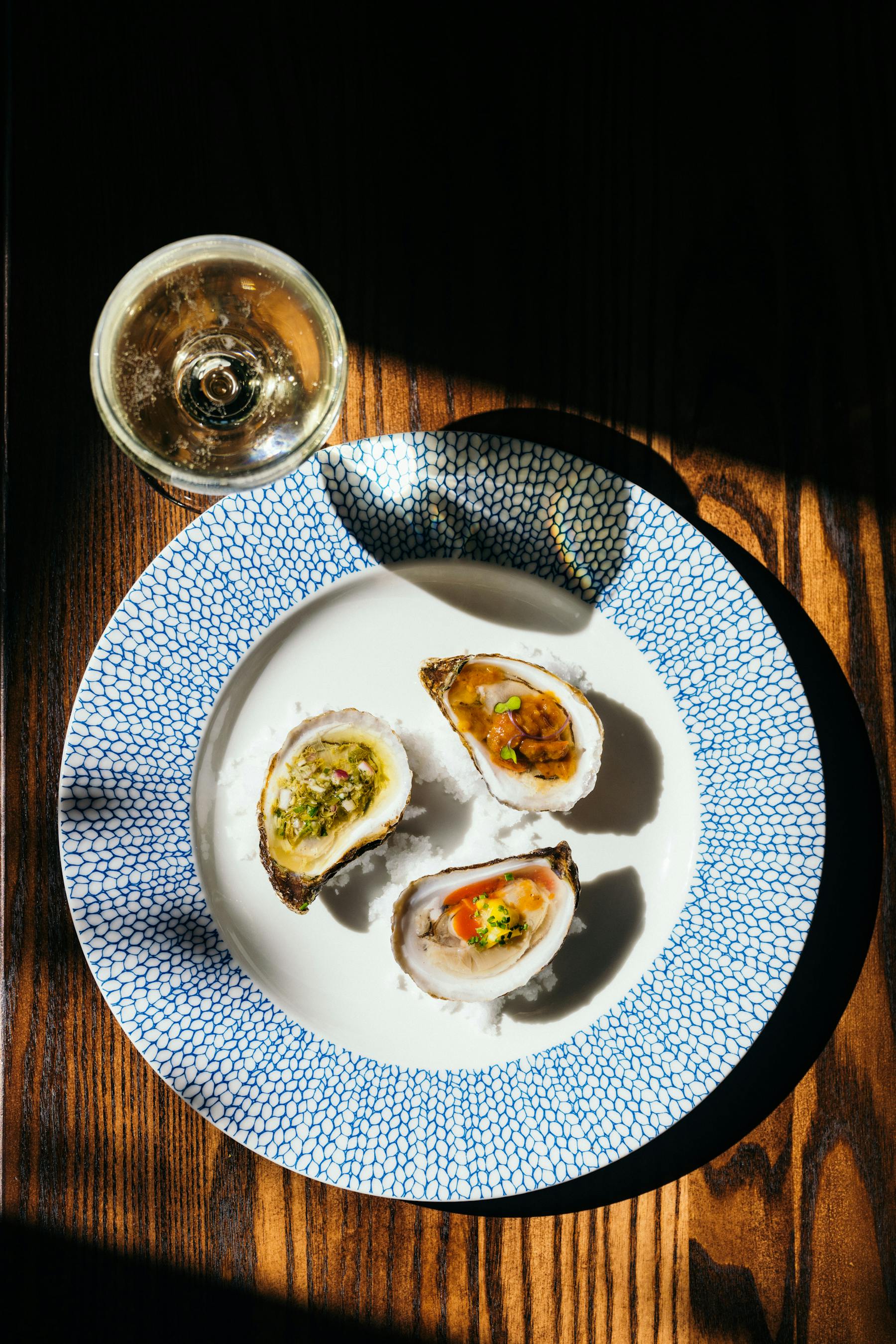 a plate of food on a table