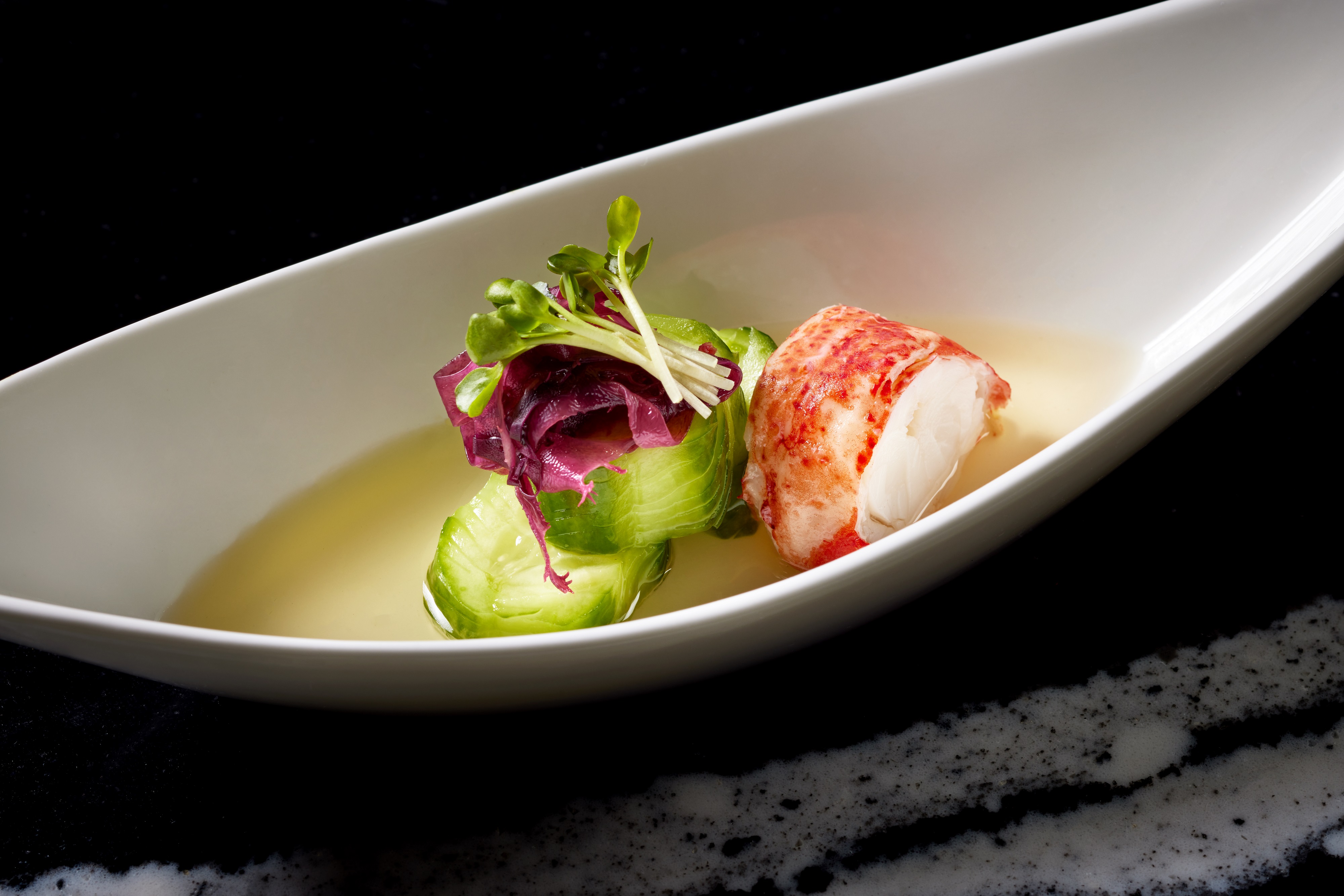 a bowl of food on a plate