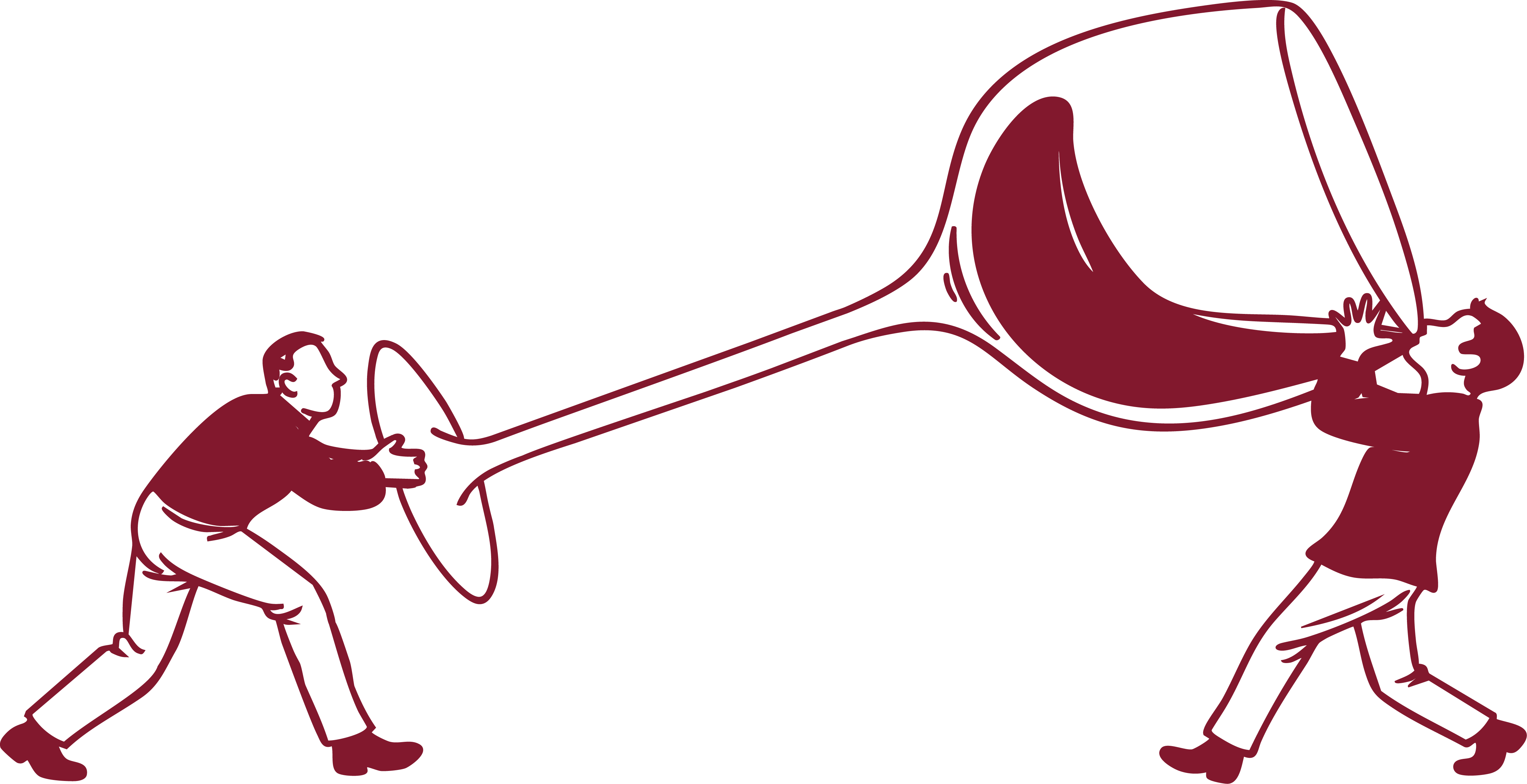 a cartoon of a person holding a wine glass