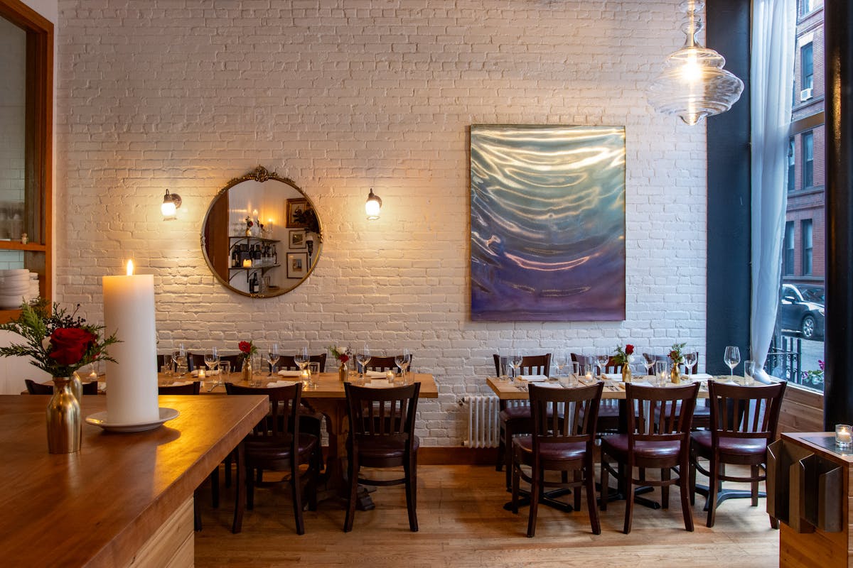 a dining room table