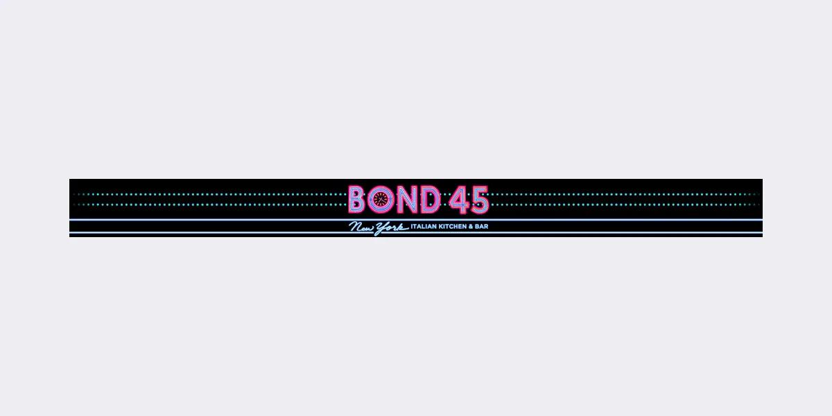 Bond 45 NY — italian restaurant — in Midtown — Manhattan — NYC