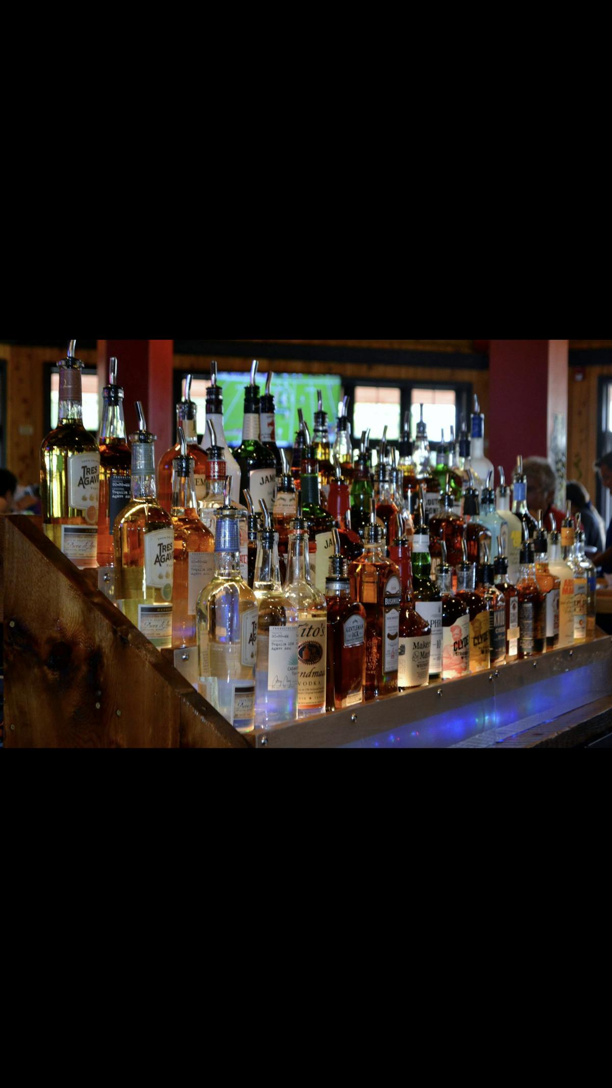 a table topped with several bottles