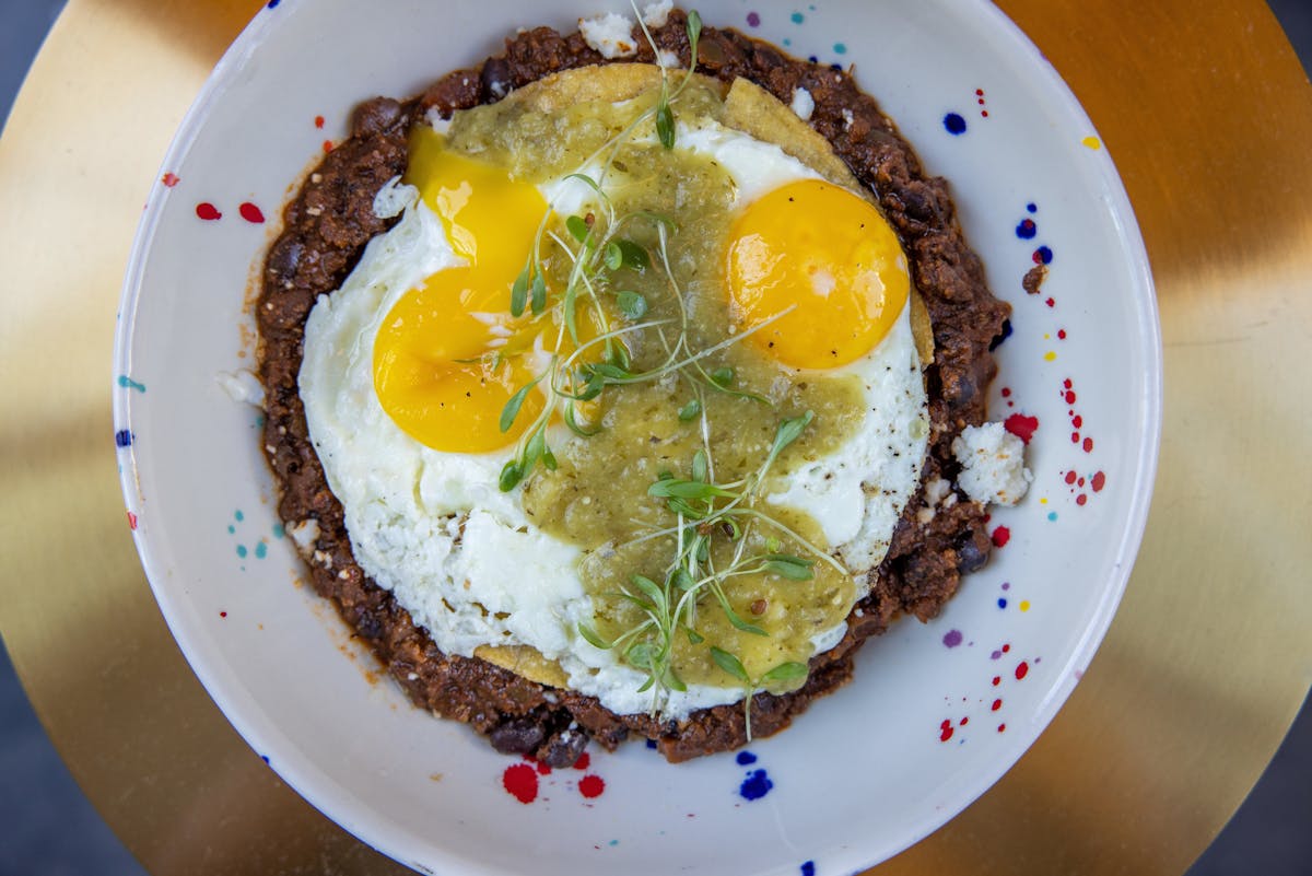 food in a plate