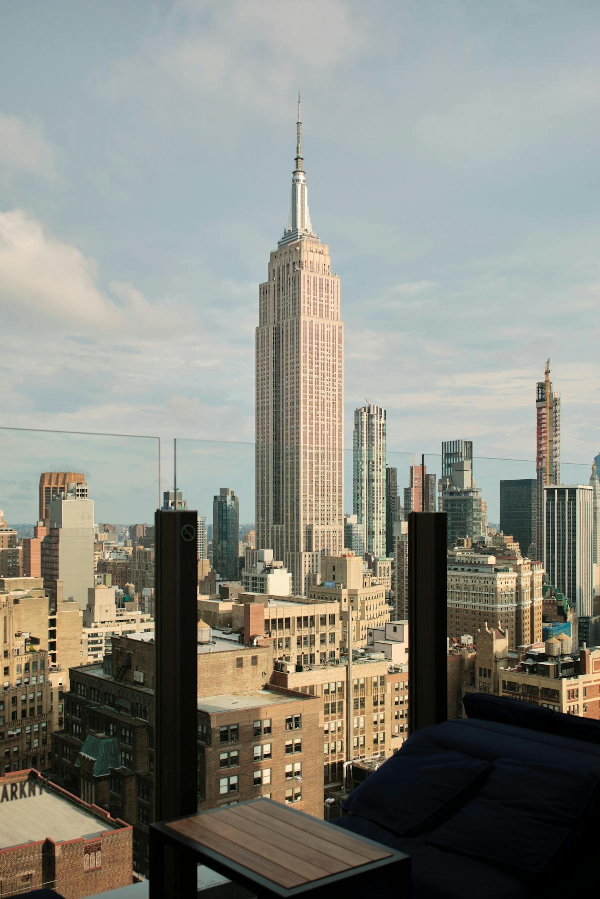 a view of the empire state building