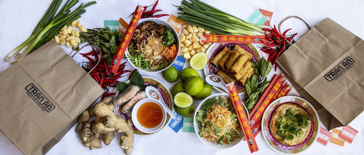 a plate of food on a table