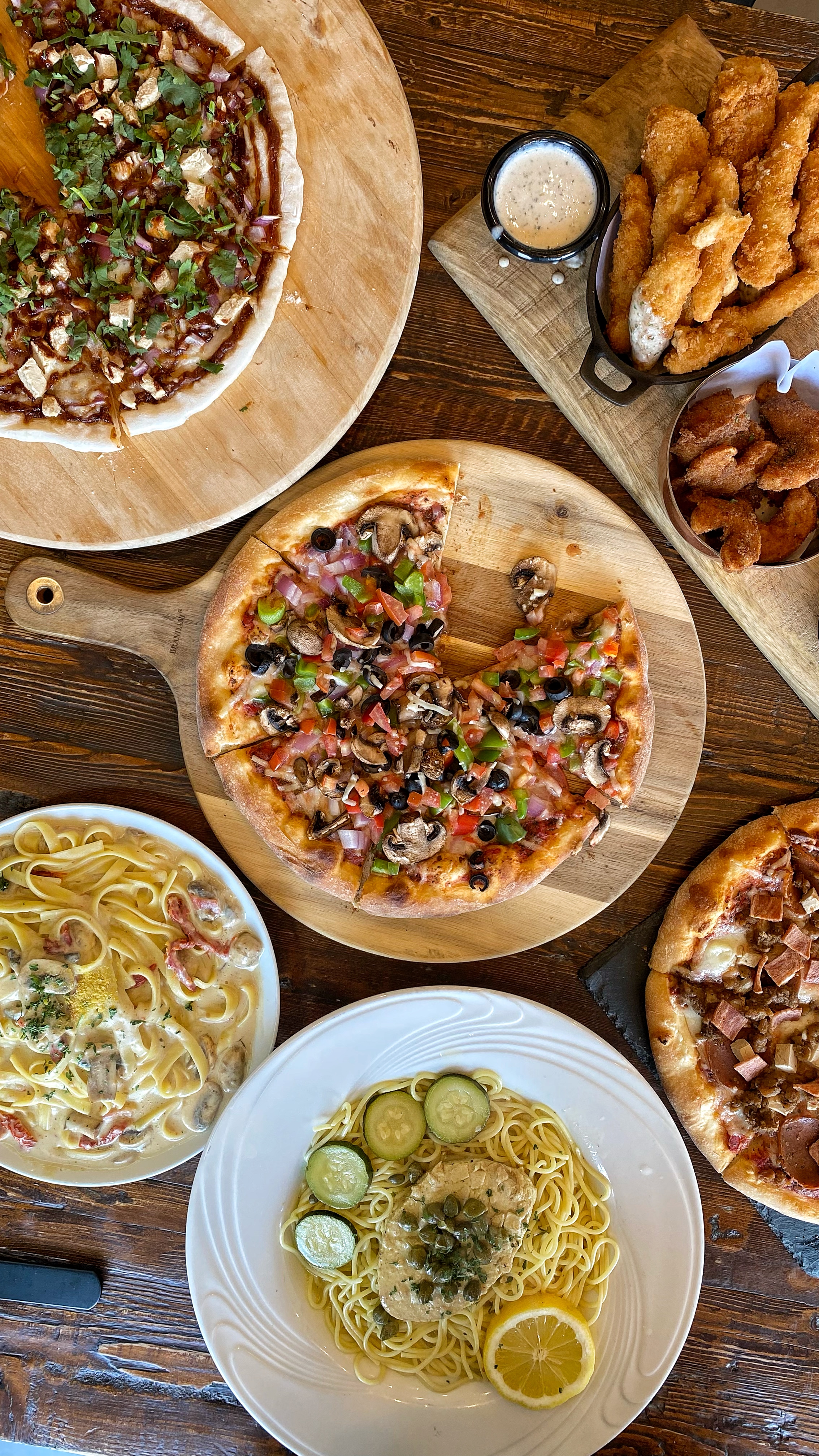 a plate of food on a table