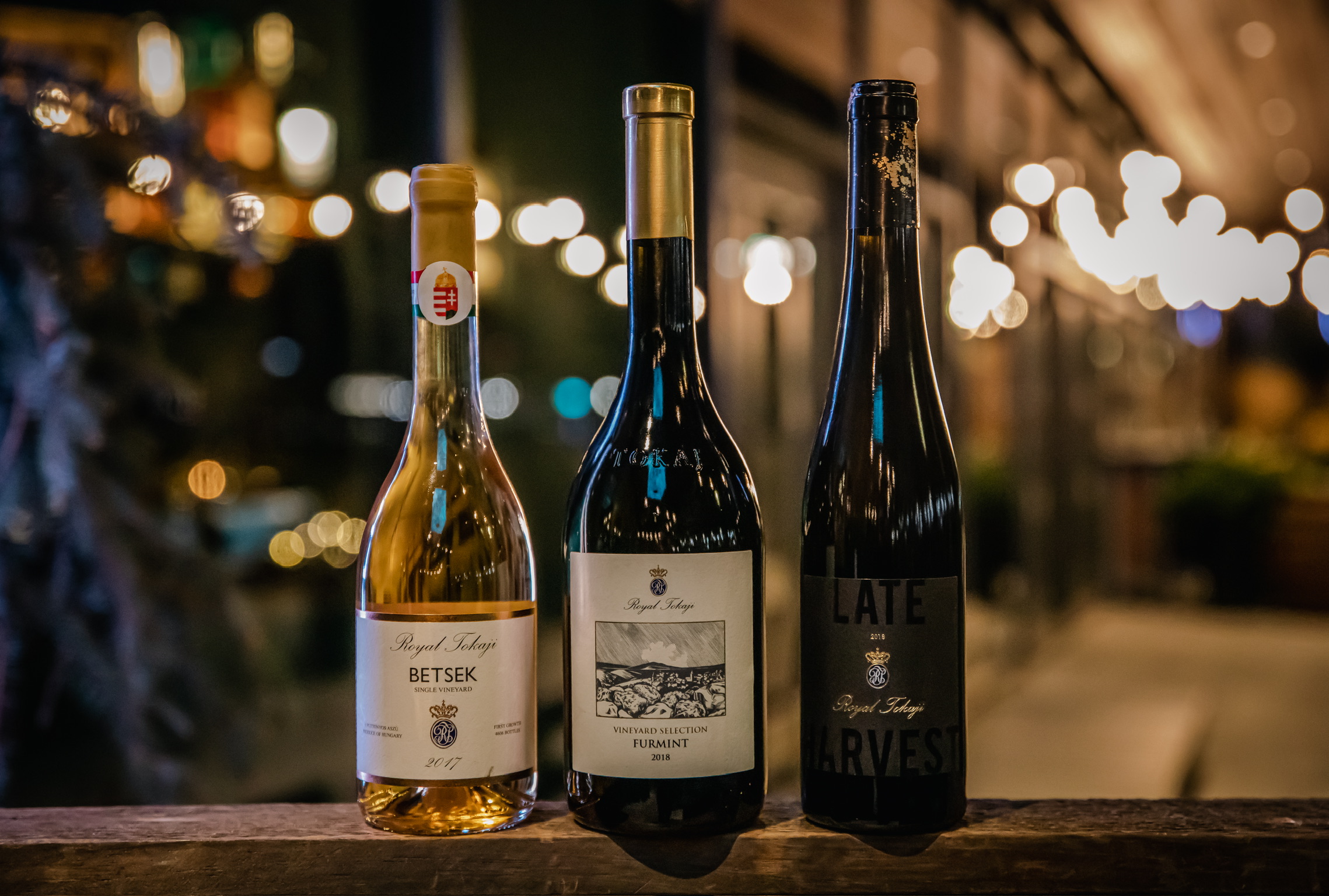 a bottle of wine on a table