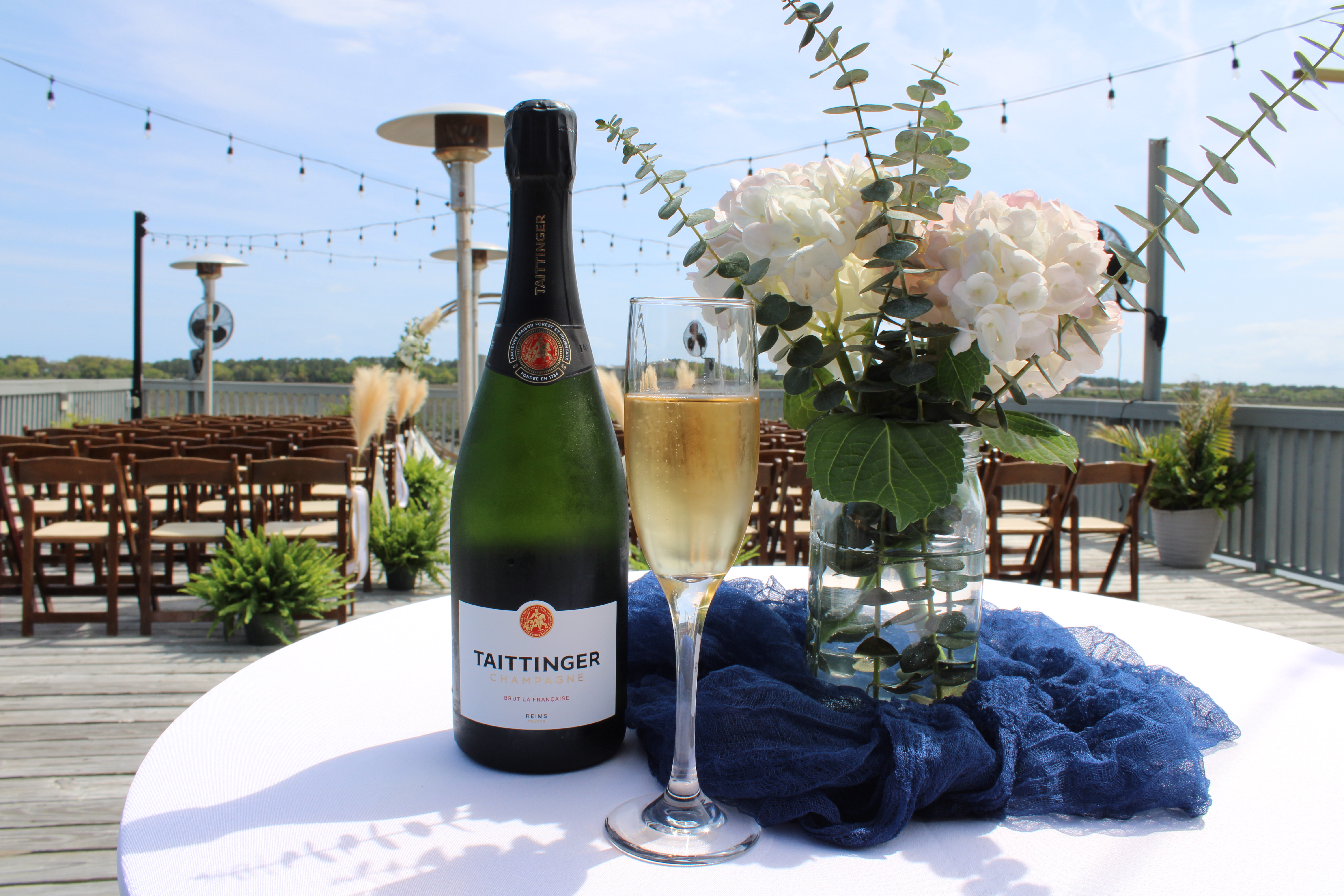 a bottle of wine on a table