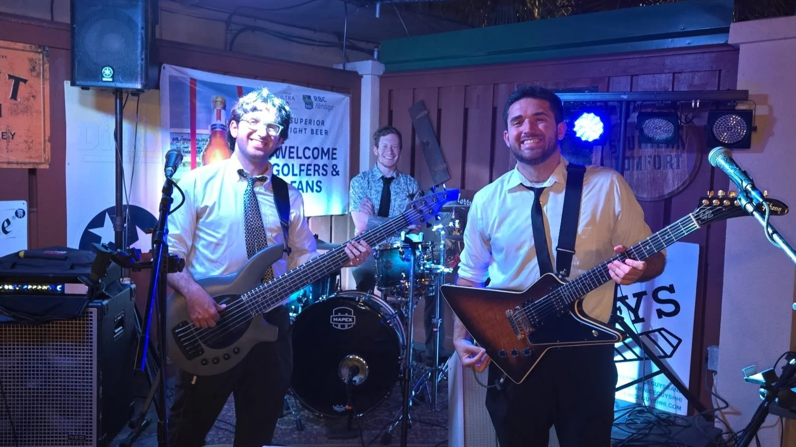 a man standing on a stage