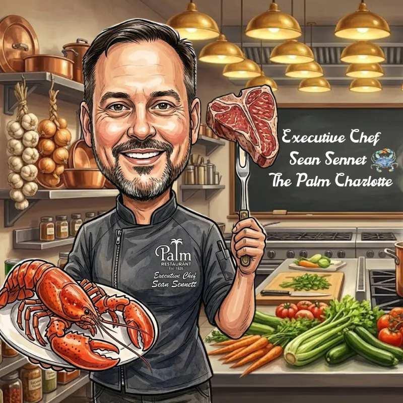 a cartoon of a man holding a plate of food