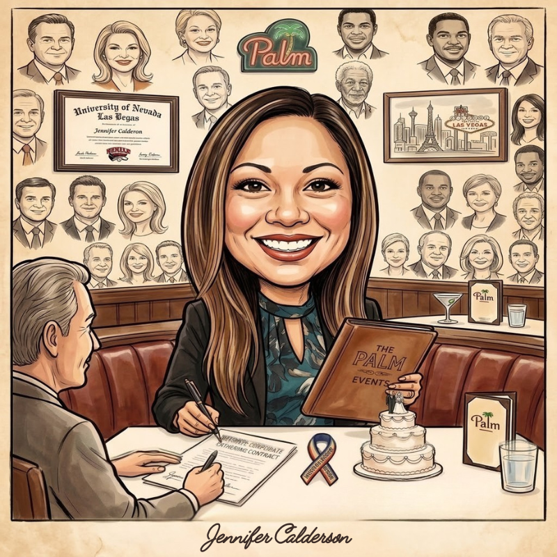a woman sitting at a table with a man and a cake