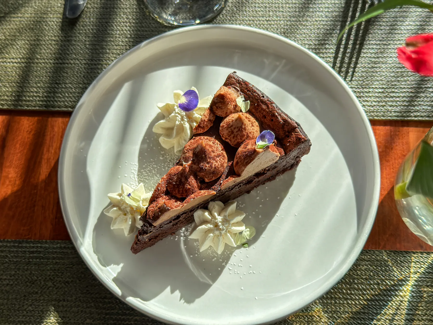 a plate of food on a table