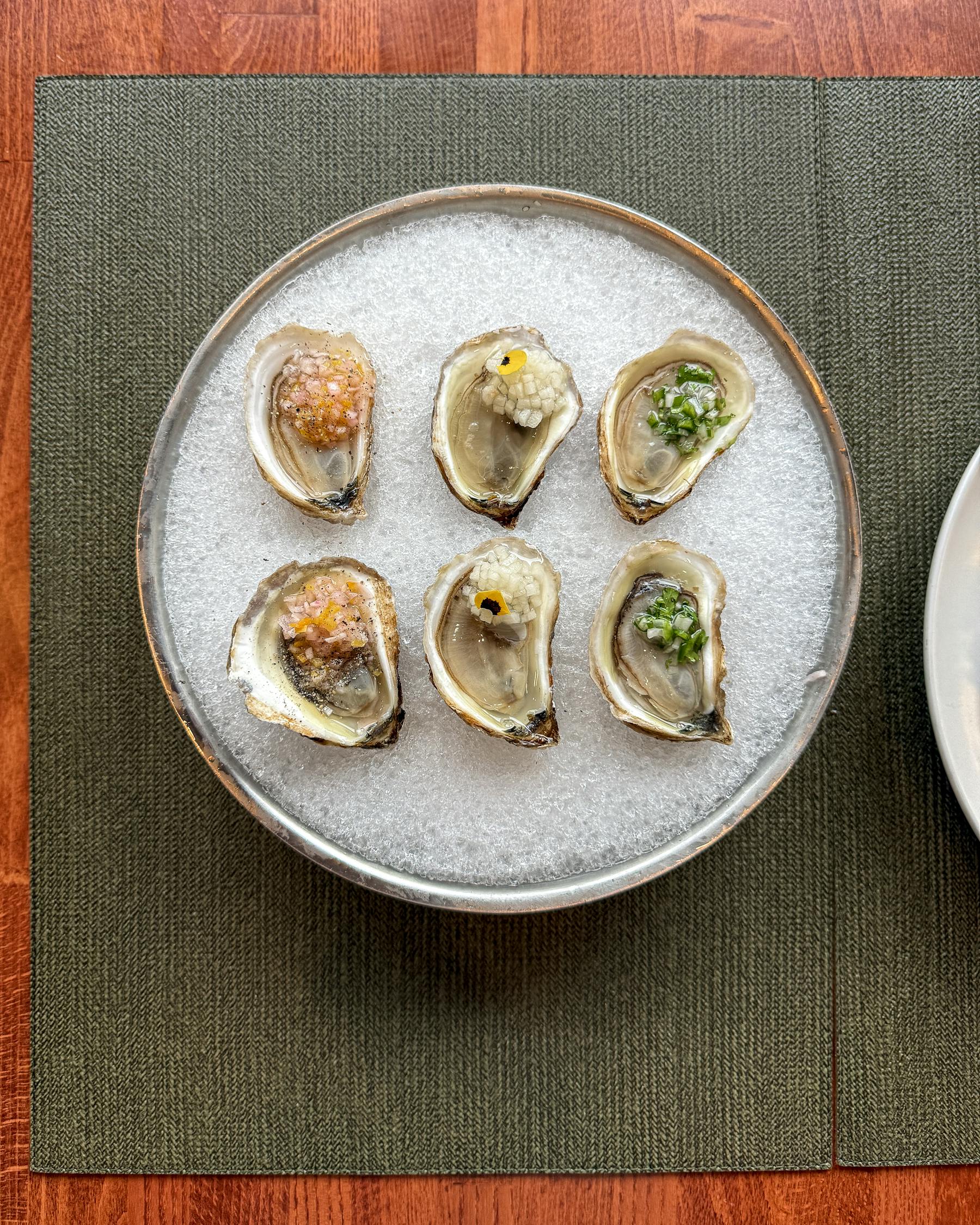 a plate of food on a table