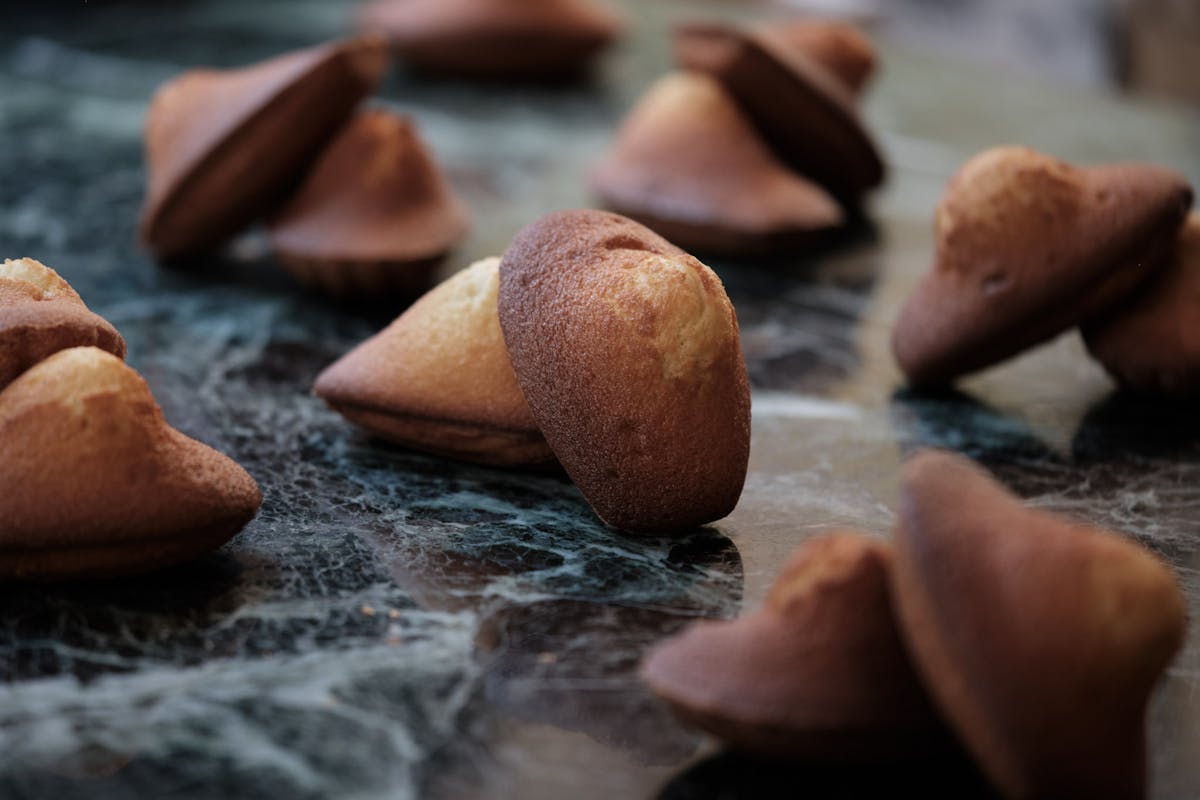 a close up of food