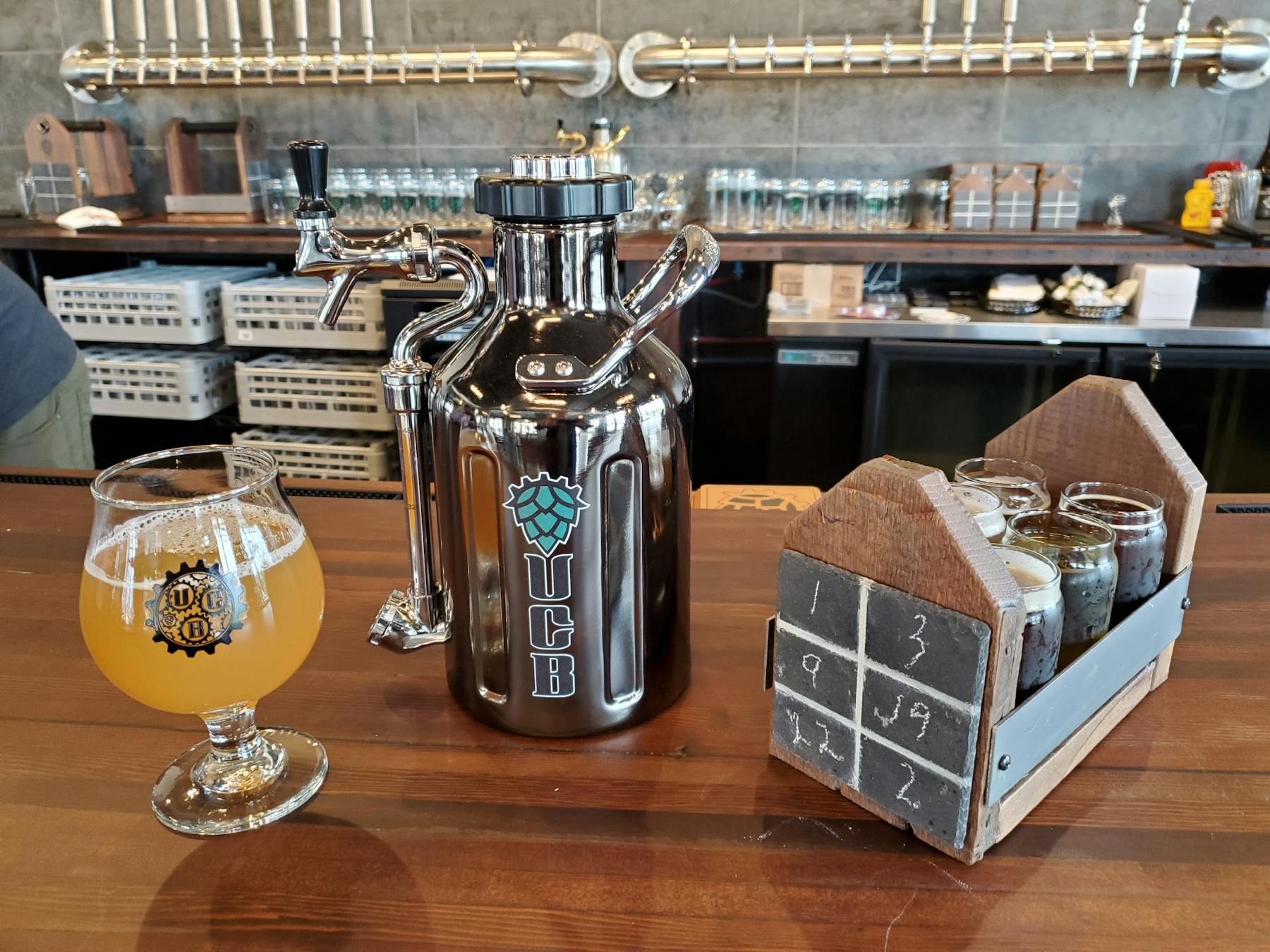 a glass of wine on a table