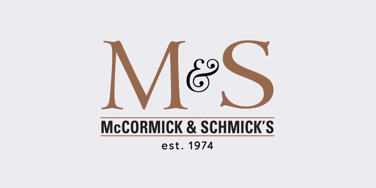 McCormick & Schmick's Seafood & Steaks restaurant logo - View nutrition facts, calories, and macros for menu items at 110 N Illinois St, Indianapolis, IN 46204