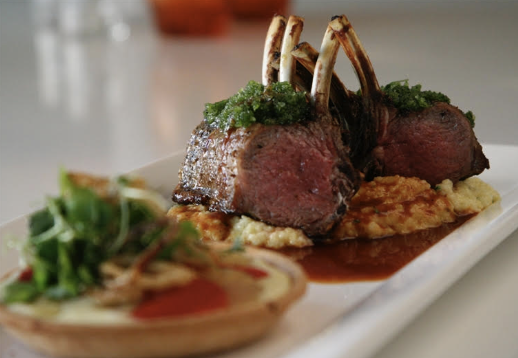 a close up of a plate of food