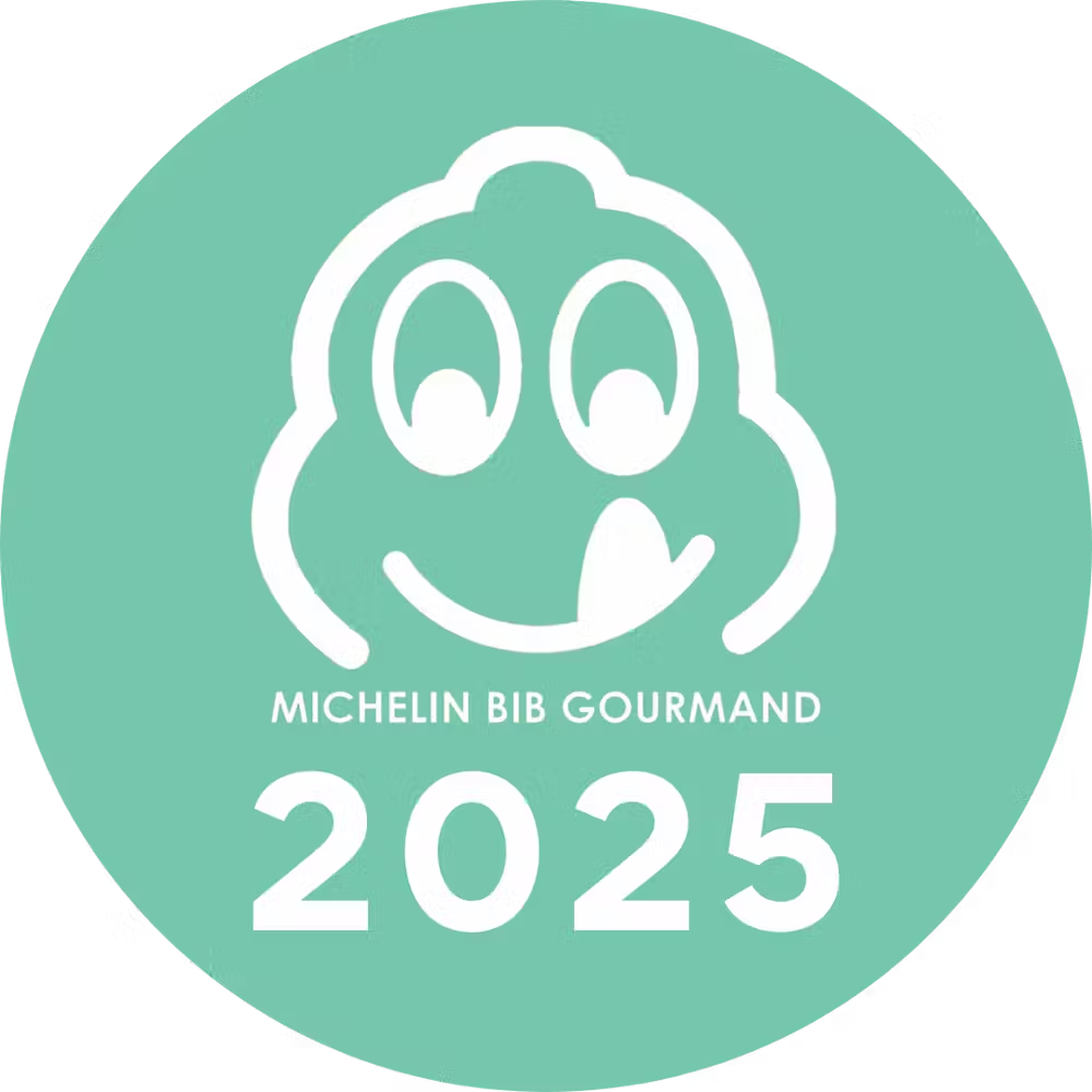 a logo with a face and numbers