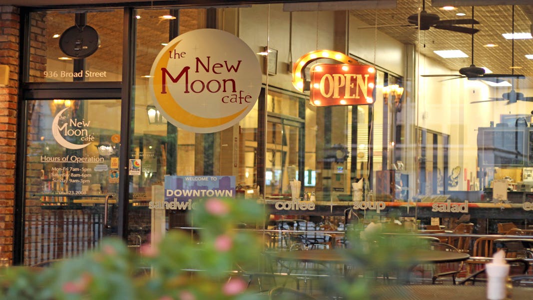 Downtown Augusta Hours Location New Moon Cafe
