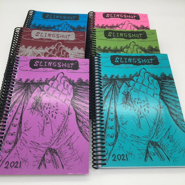 Slingshot Day PlannerDesk Size New Moon Cafe Upbeat Cafe in SC & GA