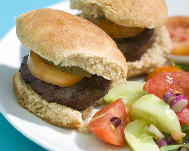 two sandwiches on a plate