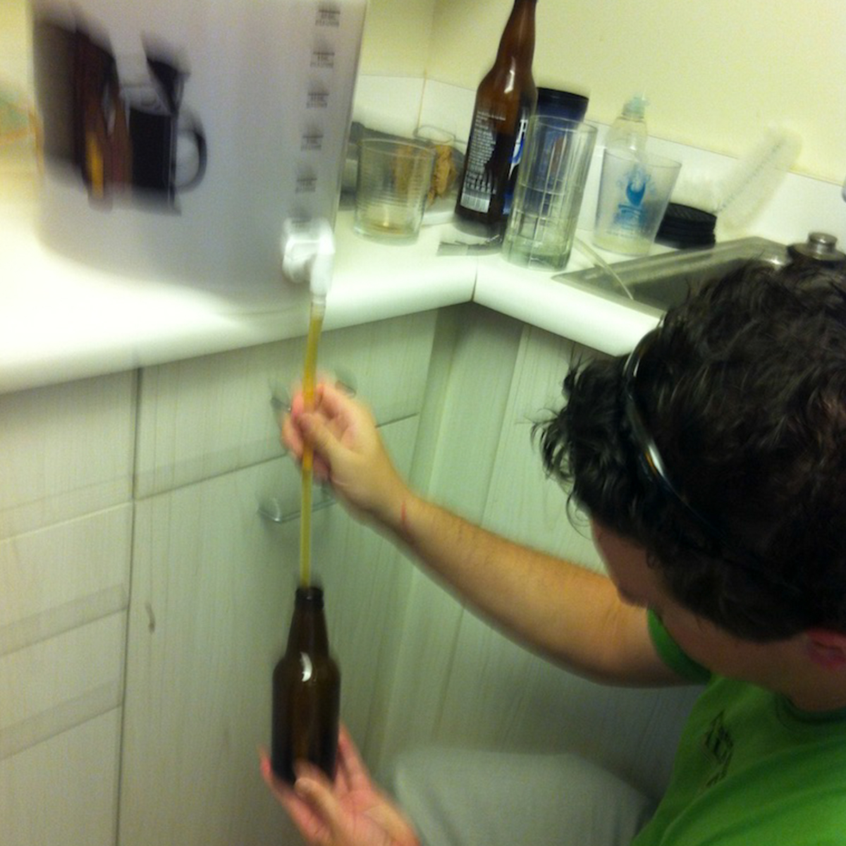 a person holding a wine glass