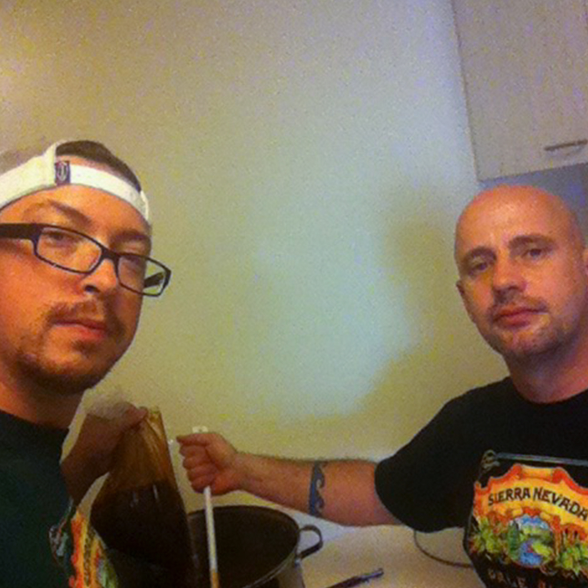 a man holding a wine glass