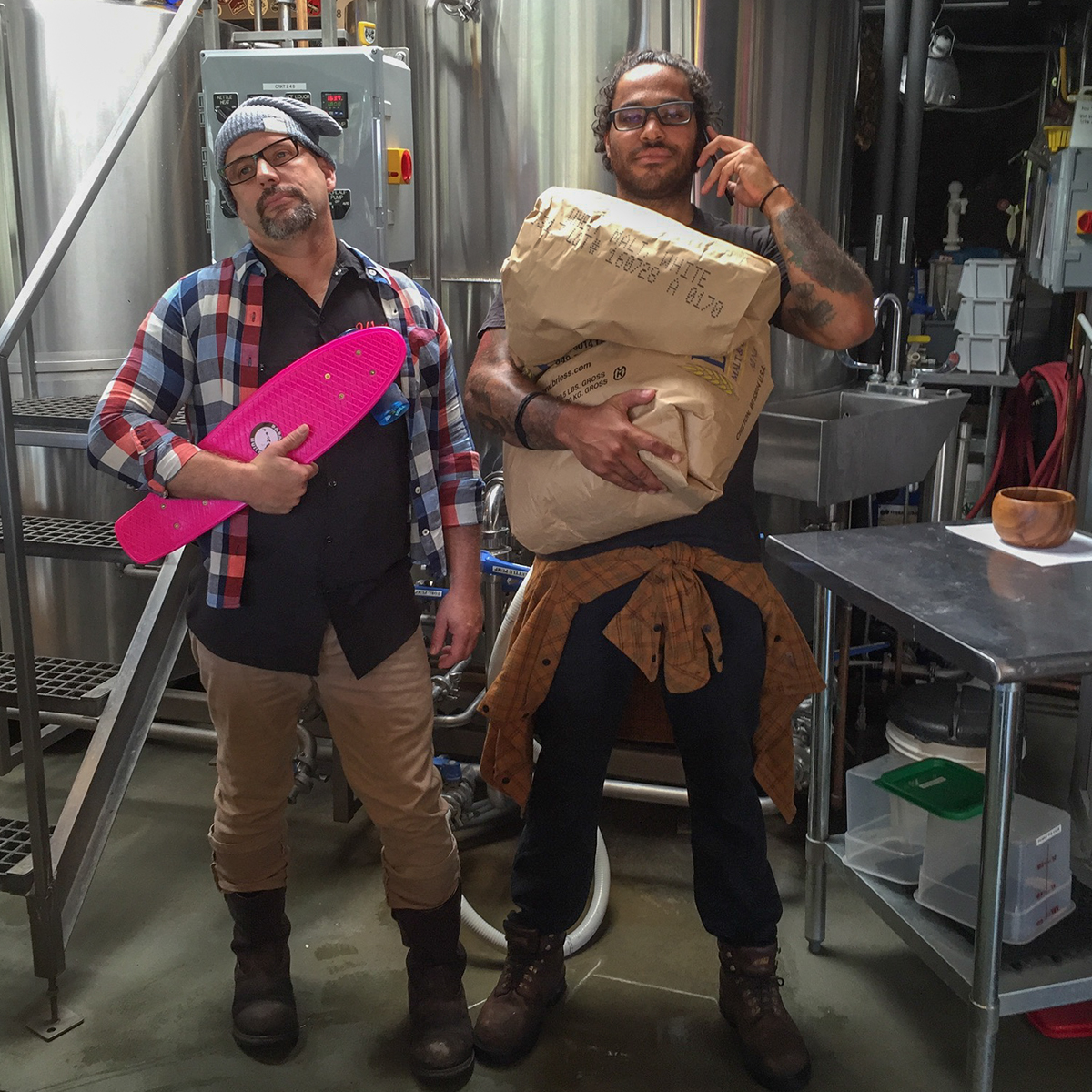 a group of people posing for the camera