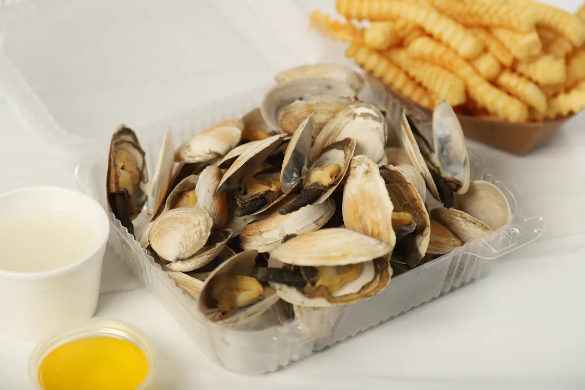 a tray of food on a plate