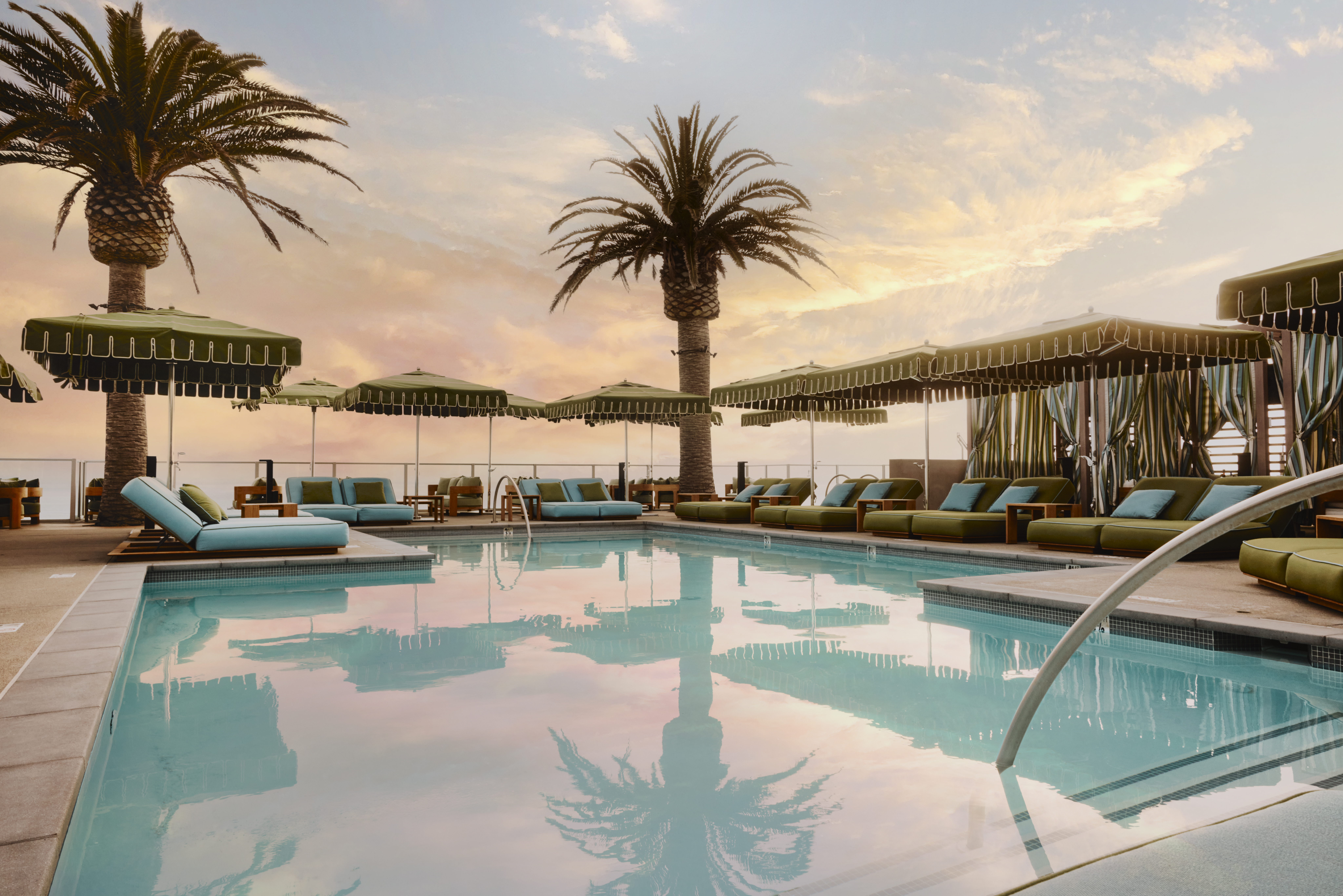 Cabanas & Pool | The Mission Pacific Hotel - JDV by Hyatt - The Rooftop ...