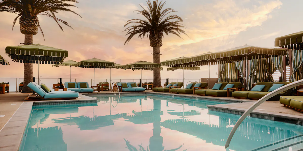 Cabanas & Pool | The Mission Pacific Hotel - JDV by Hyatt - The Rooftop ...