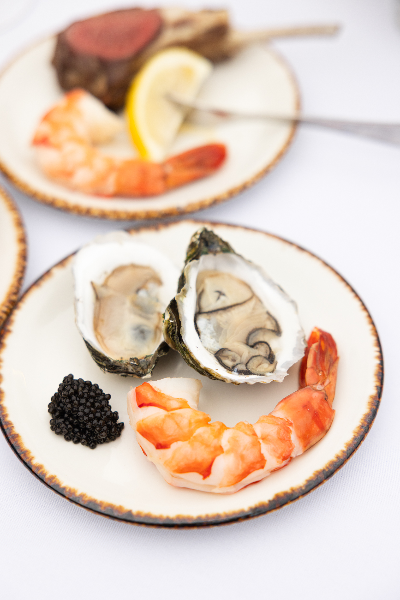 a plate of food on a table