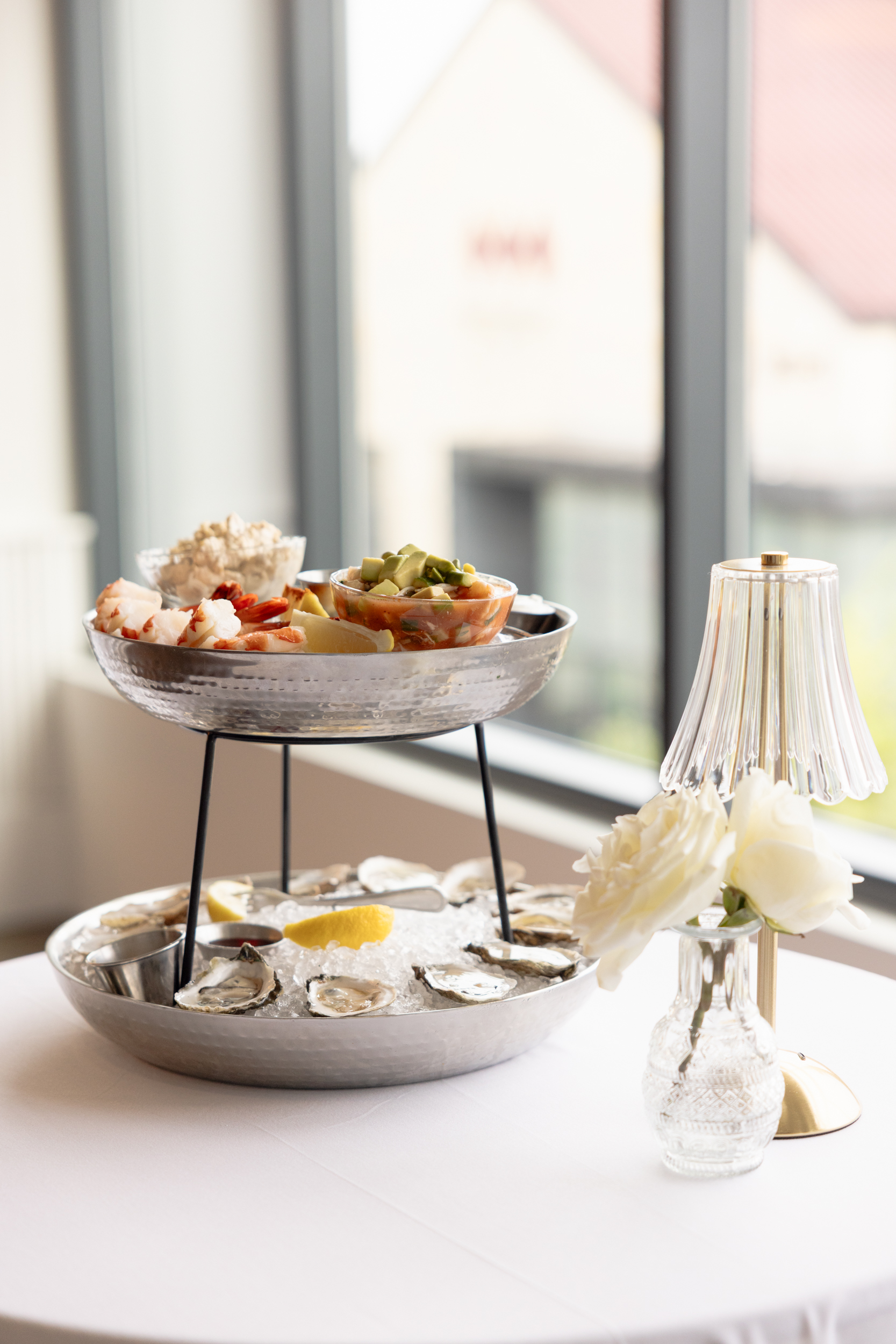 a plate of food on a table