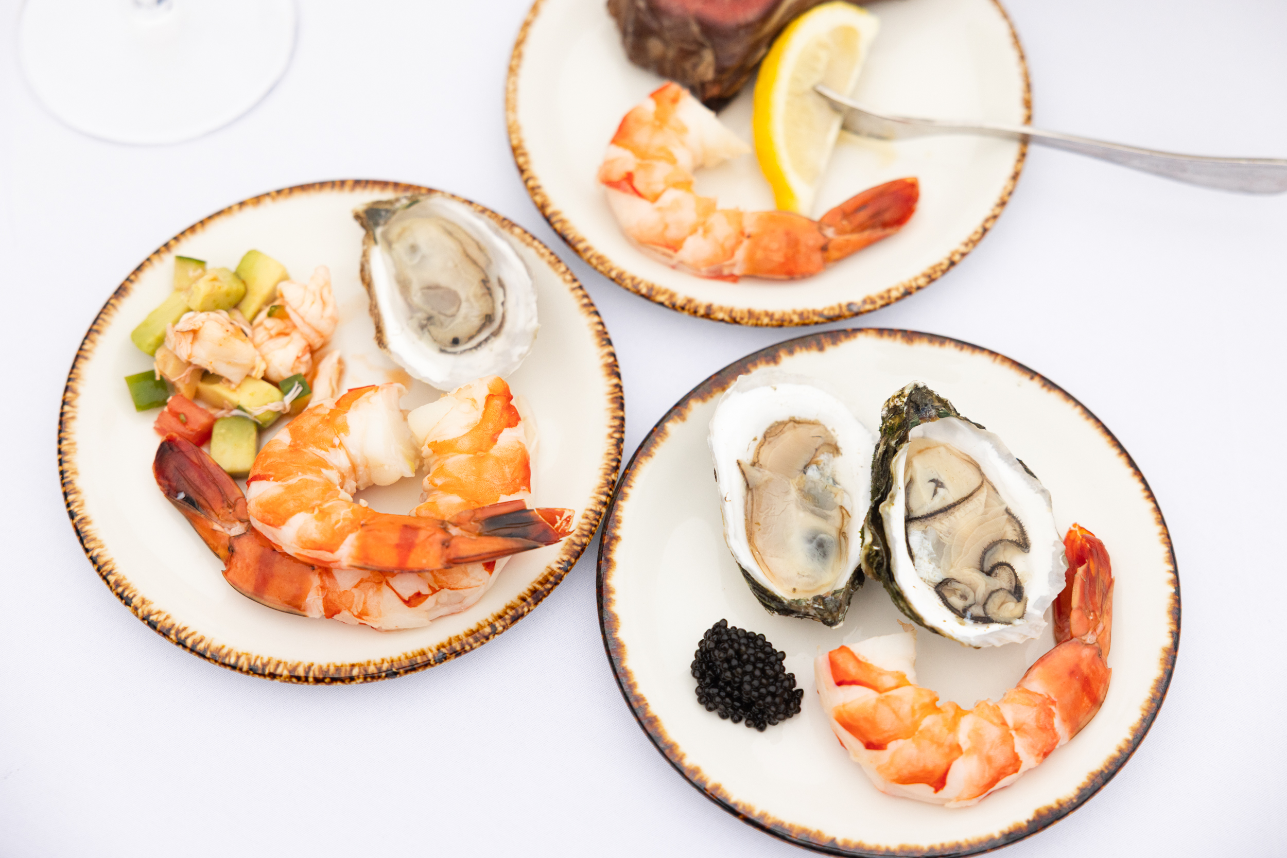 a plate of food on a table