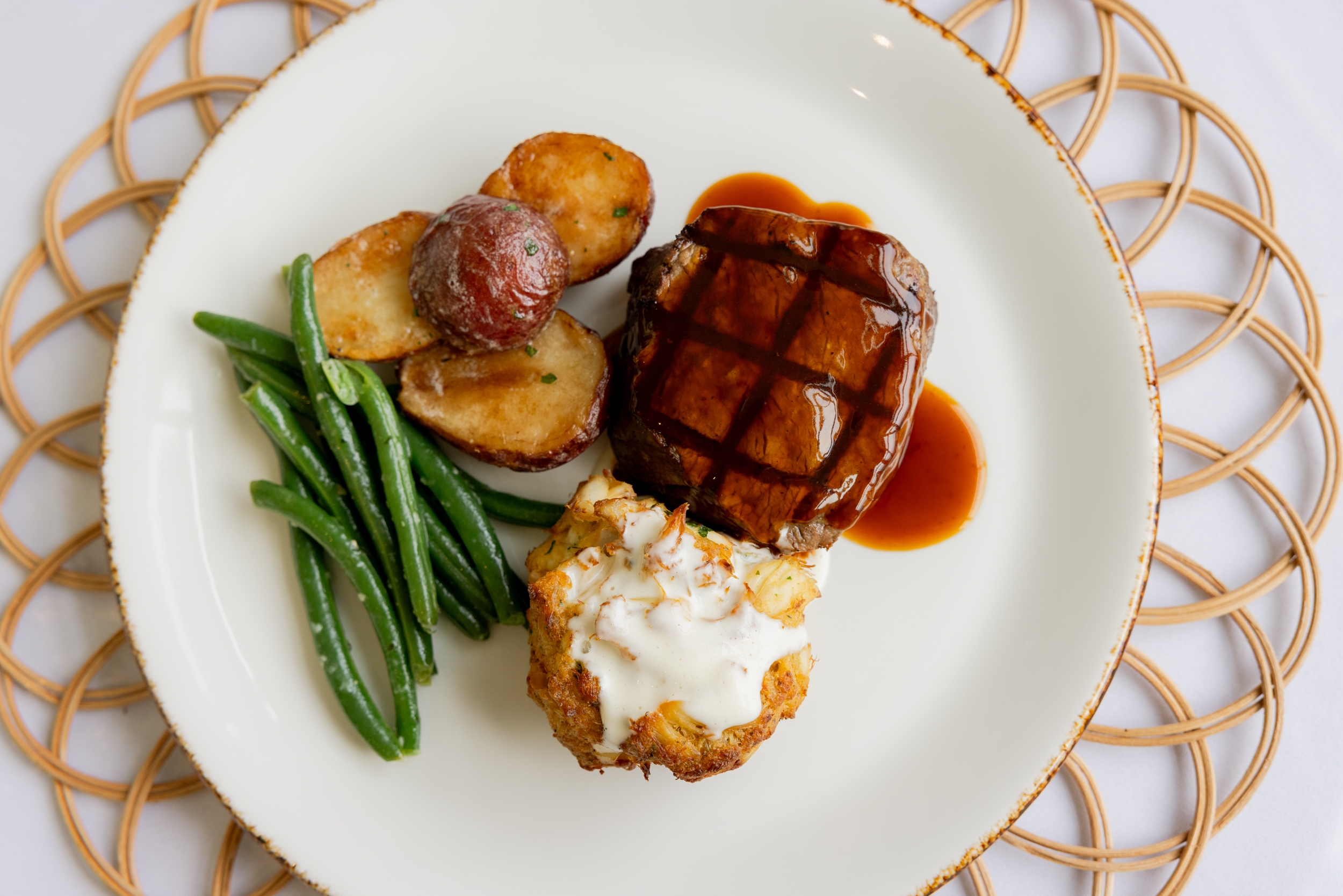 a plate of food