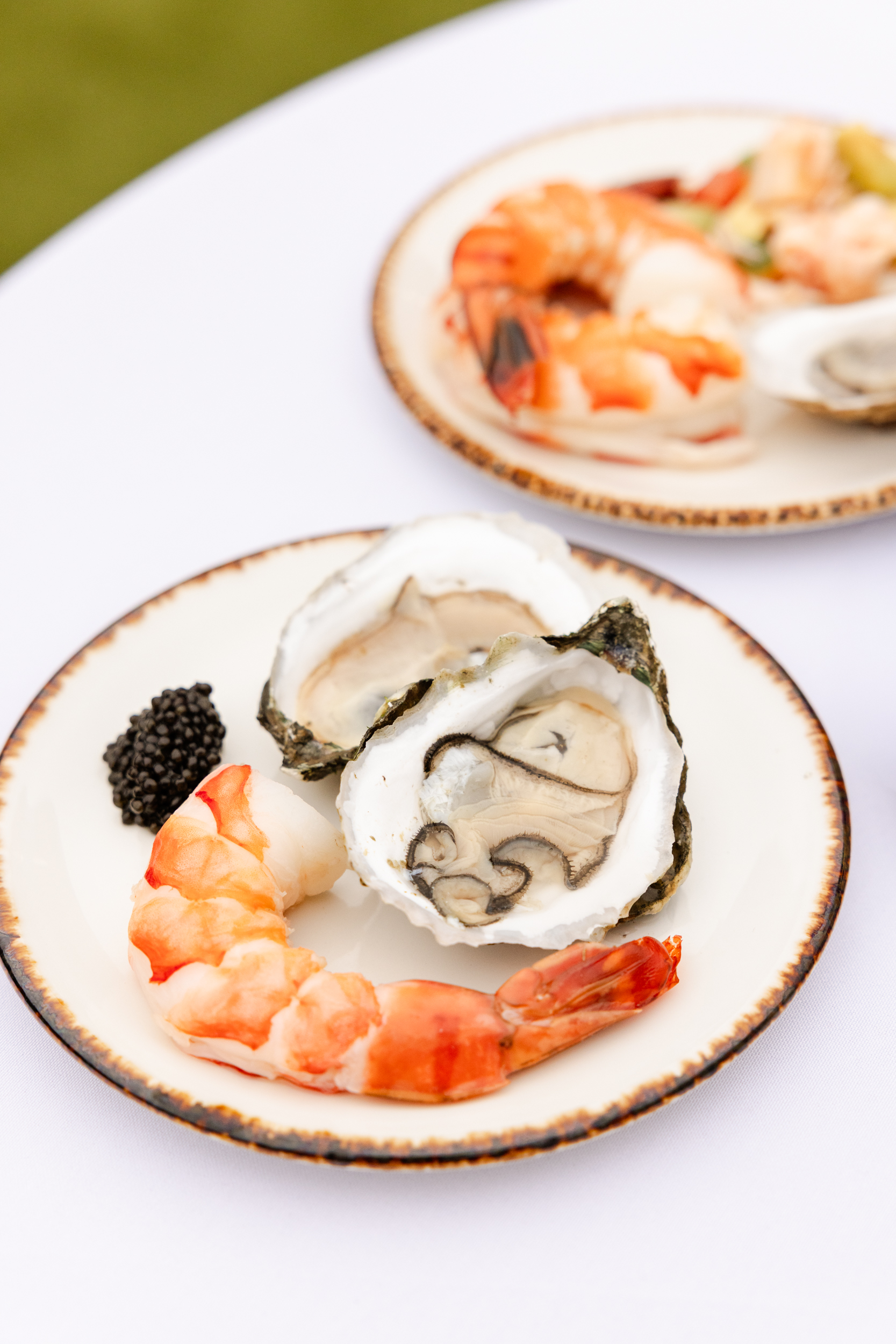 a plate of food on a table