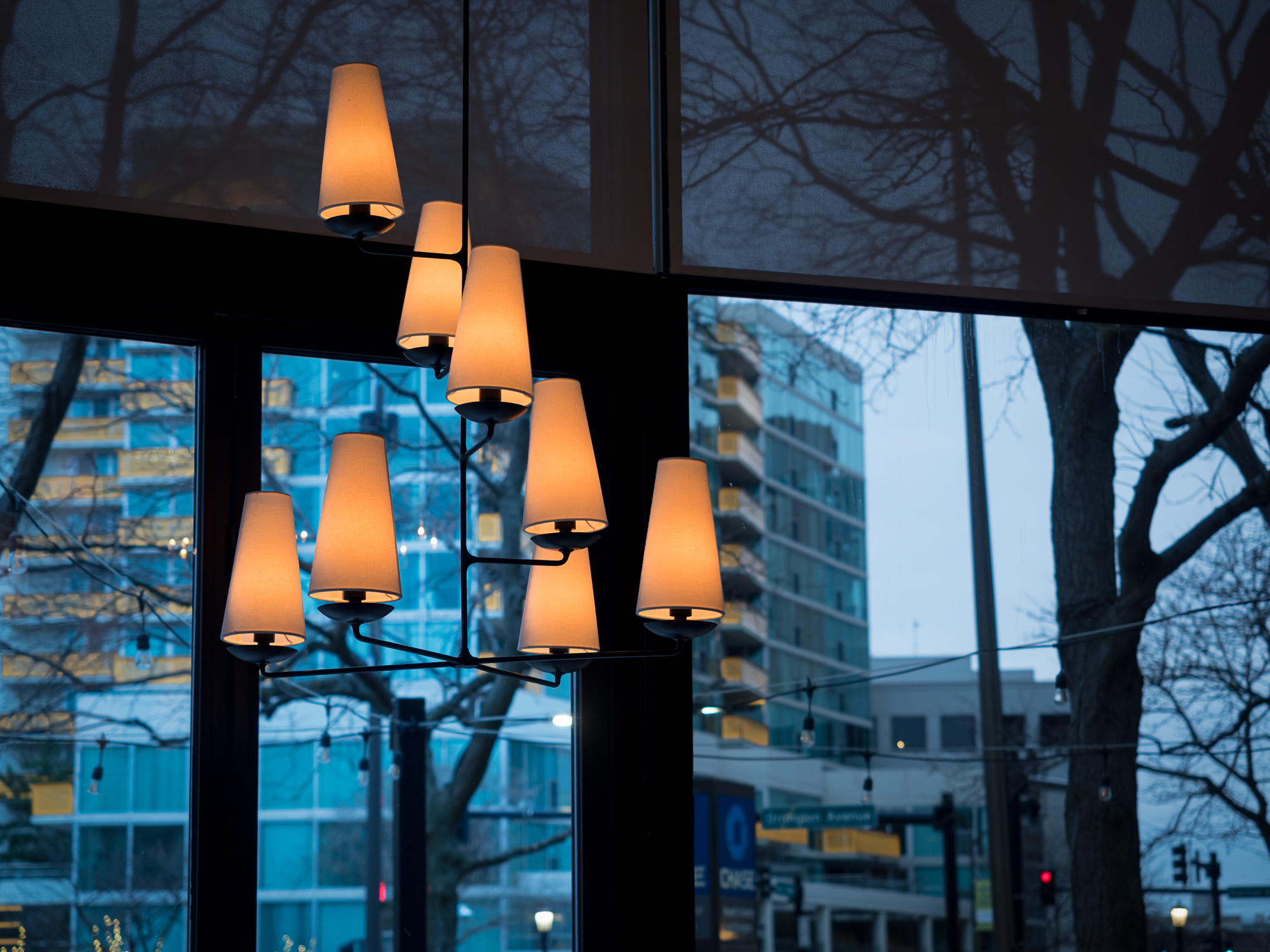 the interior of the restaurant