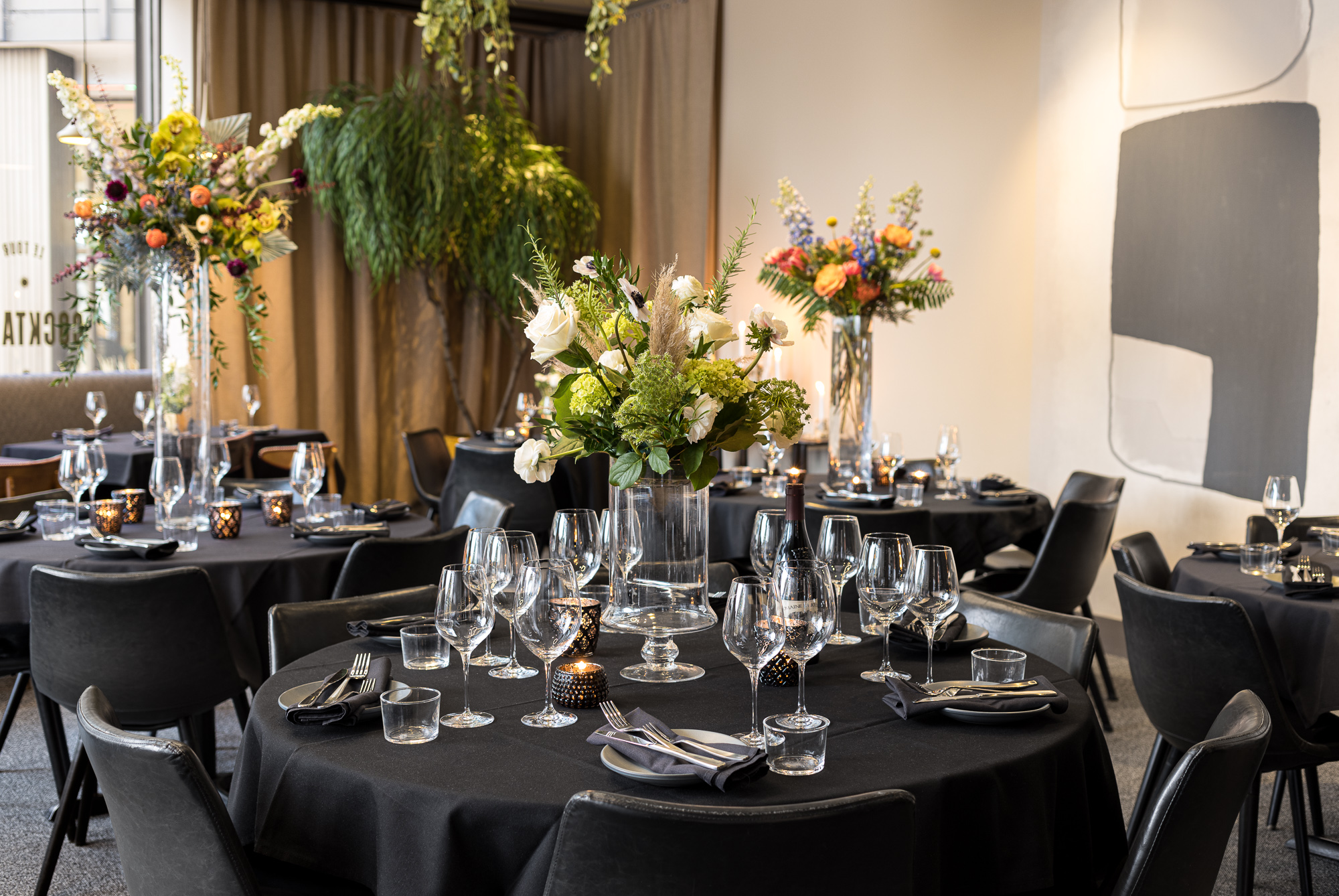 the interior of the restaurant