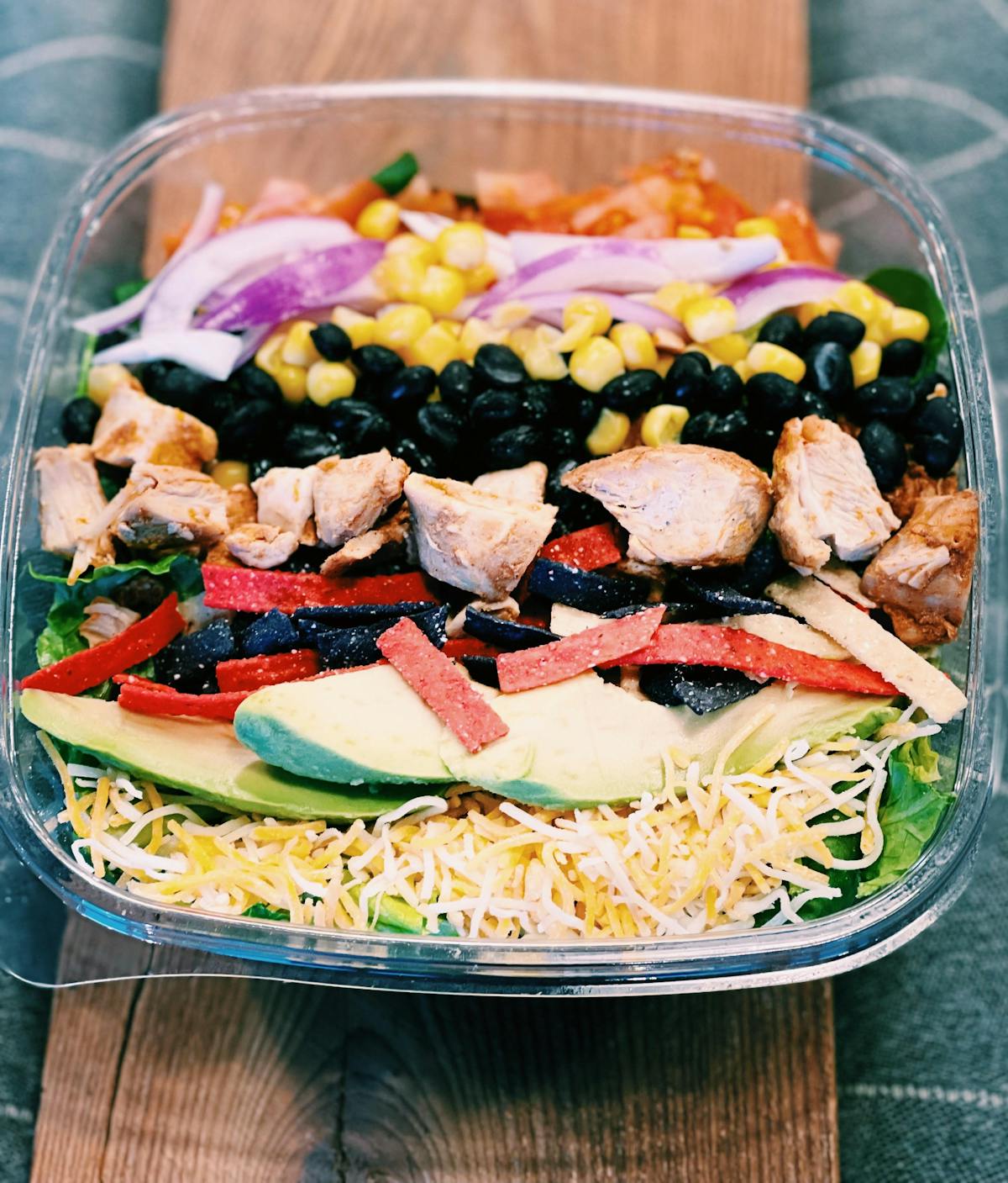 a bowl of salad