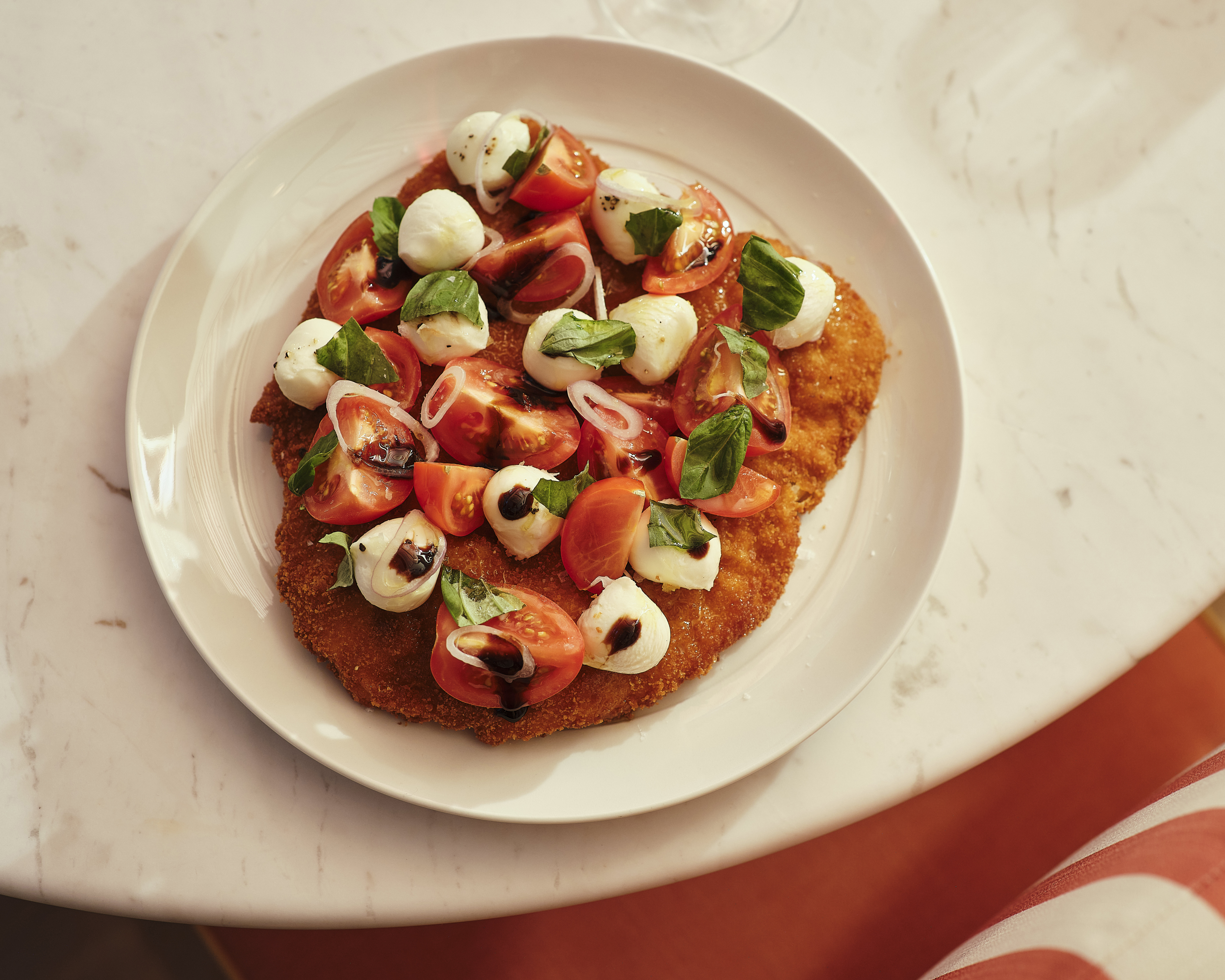 a plate of food on a table