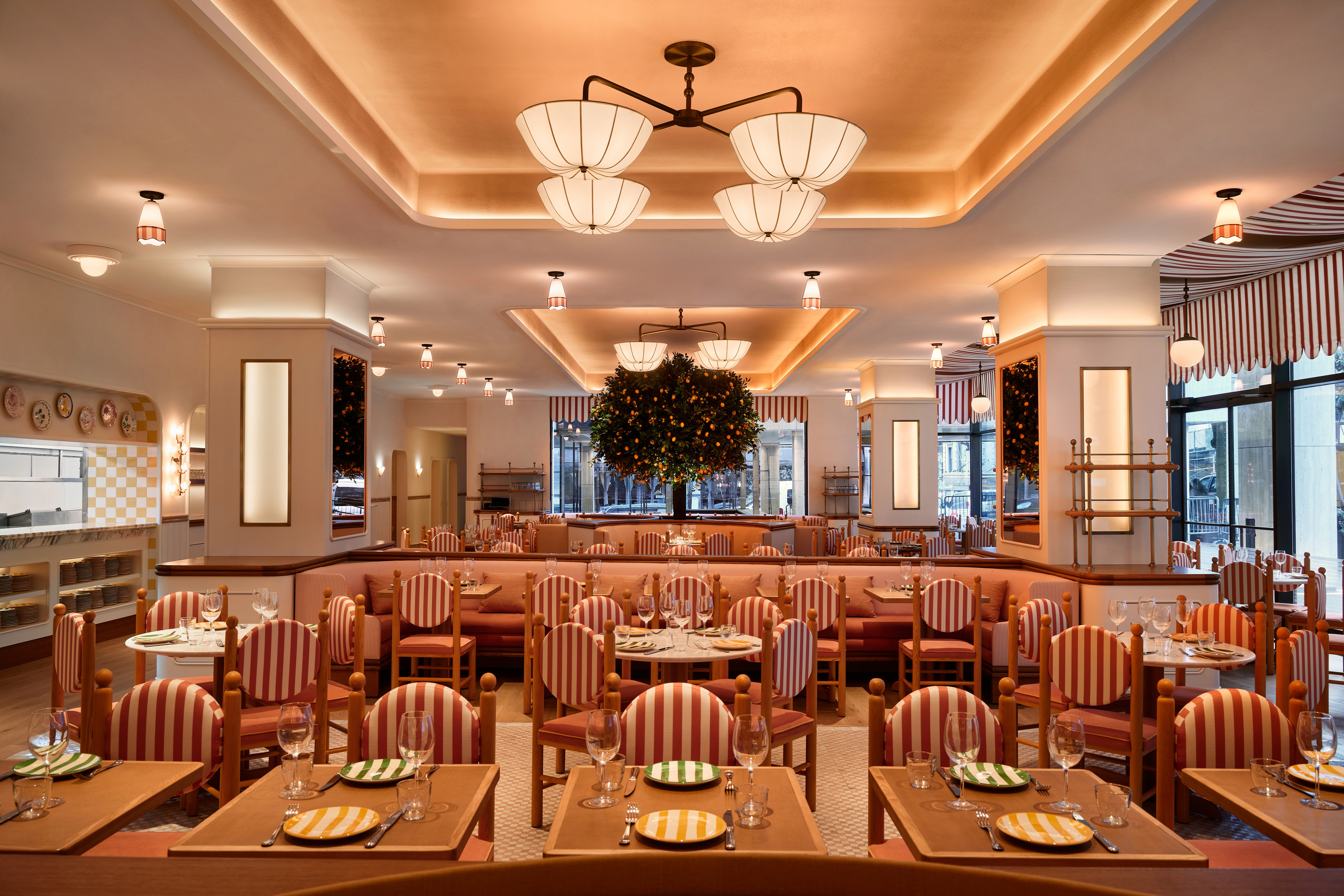 Giulietta restaurant interior in Midtown East Manhattan near Grand Central Terminal