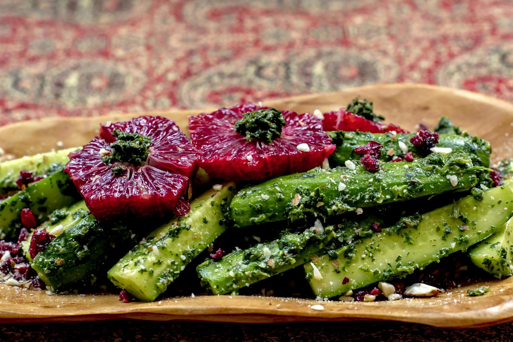 a plate of food with broccoli