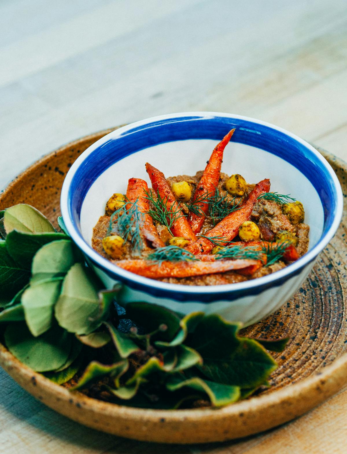 a bowl of food on a plate