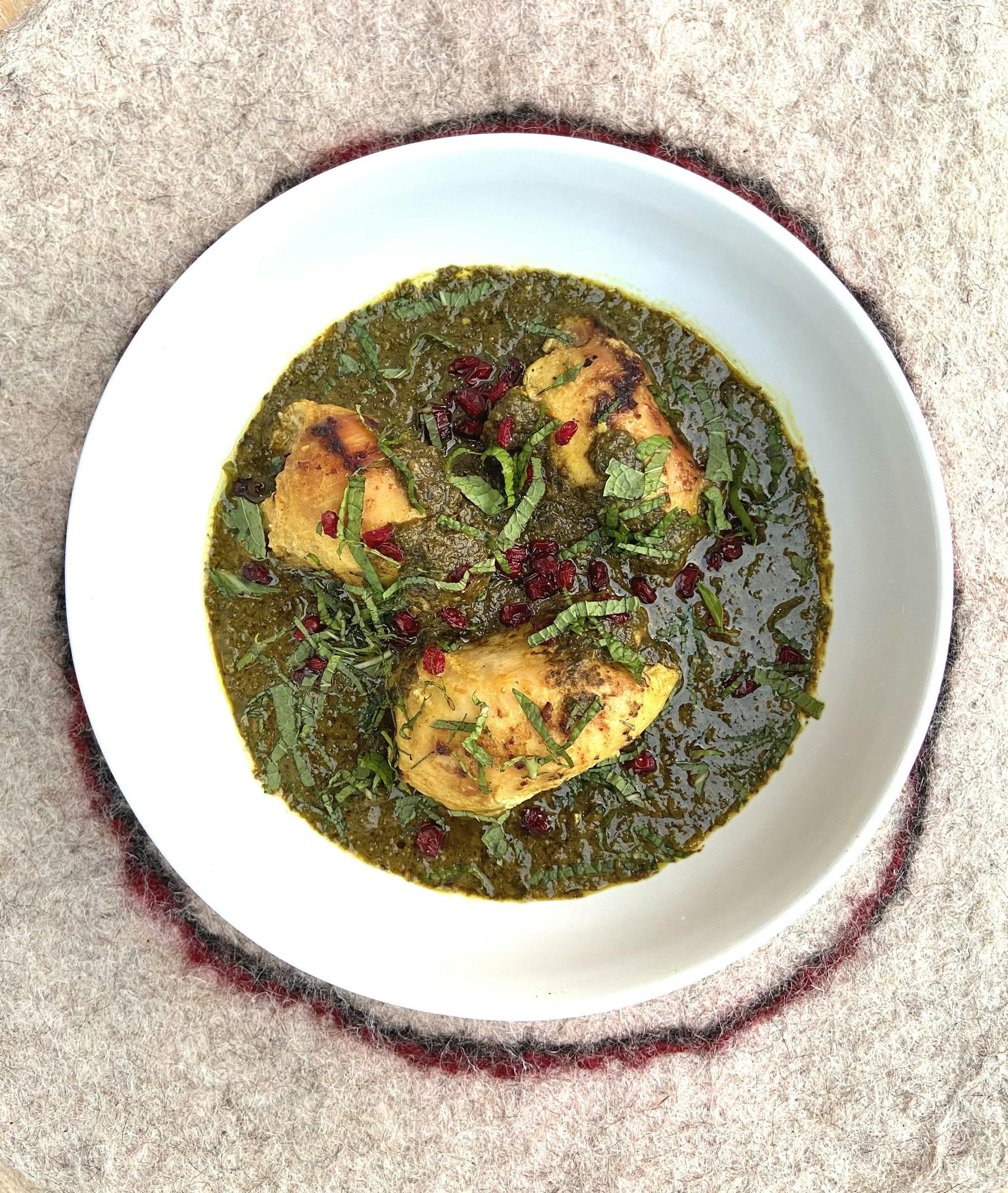 a bowl of food on a plate