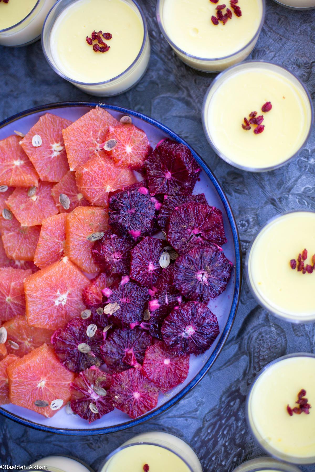 a bunch of food sitting on a table