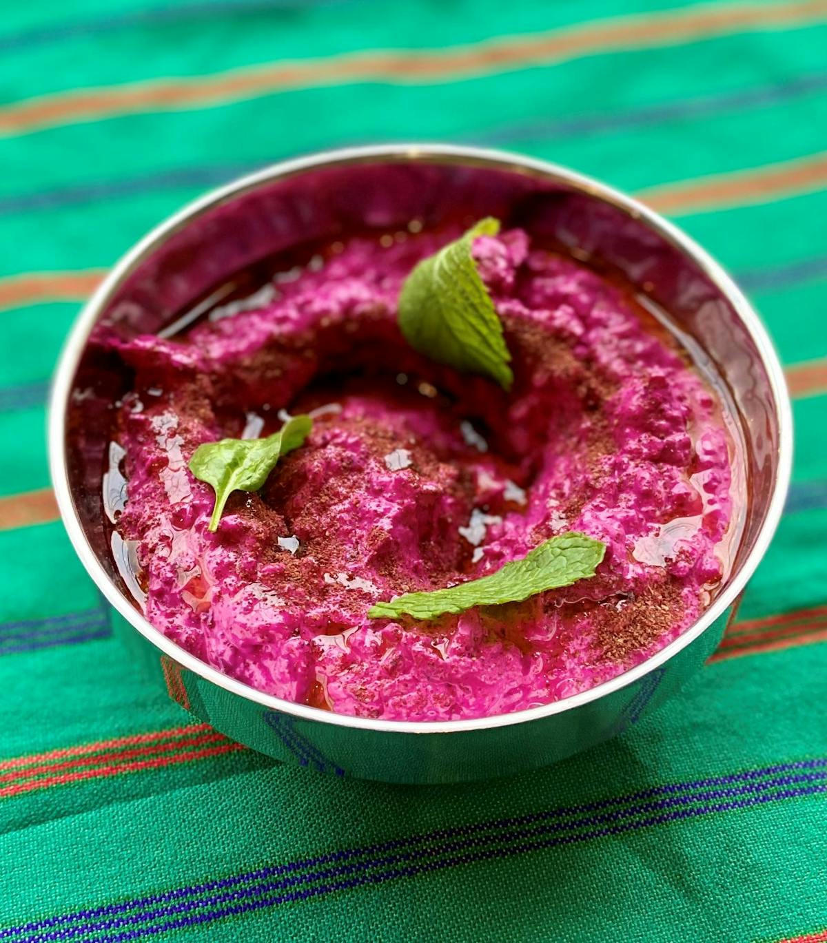 a close up of a plate of food