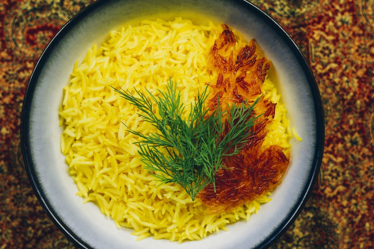 a bowl of food on a plate