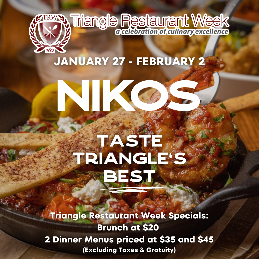 Triangle Restaurant Week Nikos Durham Greek Restaurant in Durham, NC