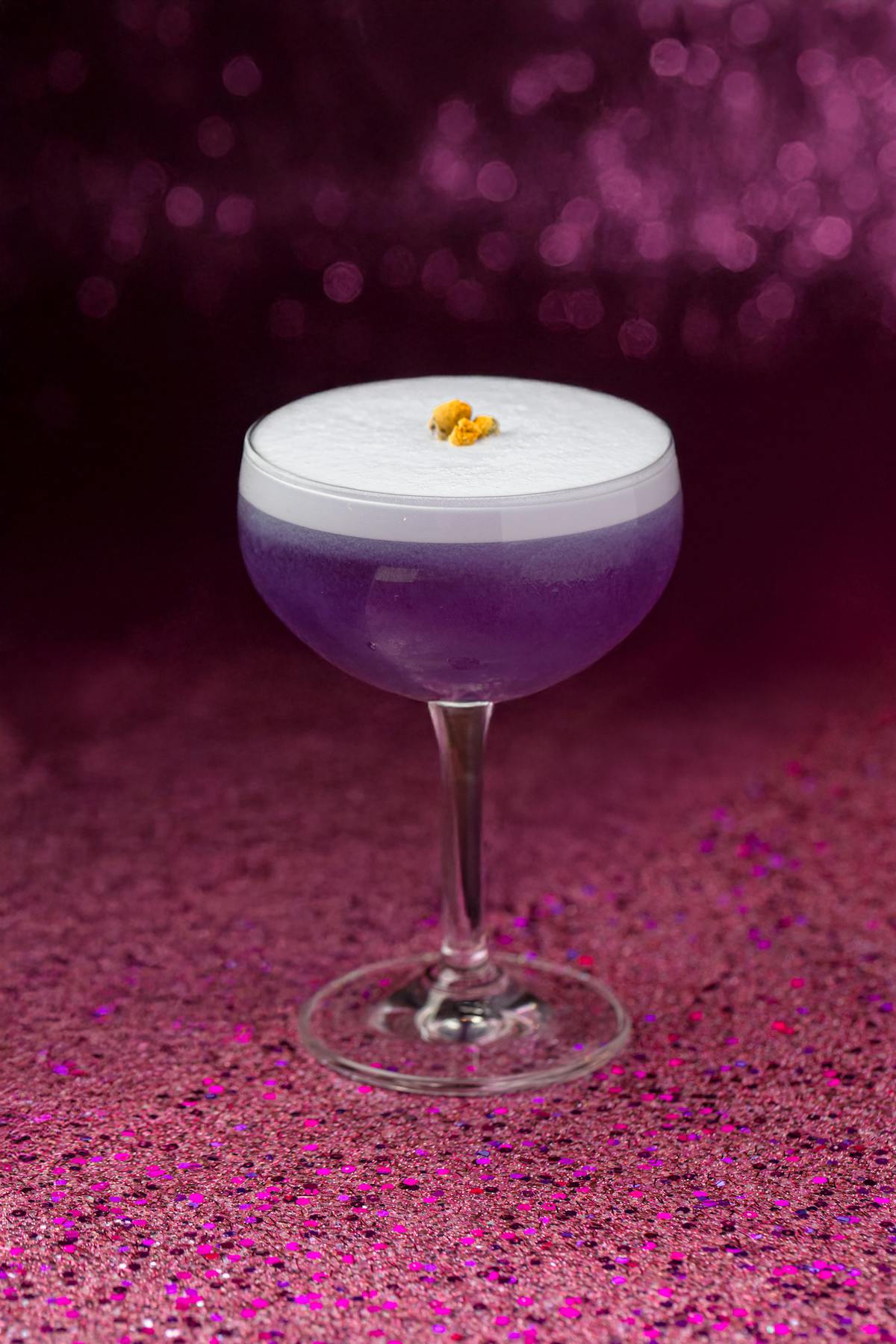 a close up of a wine glass