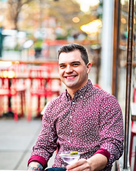 a person smiling for the camera